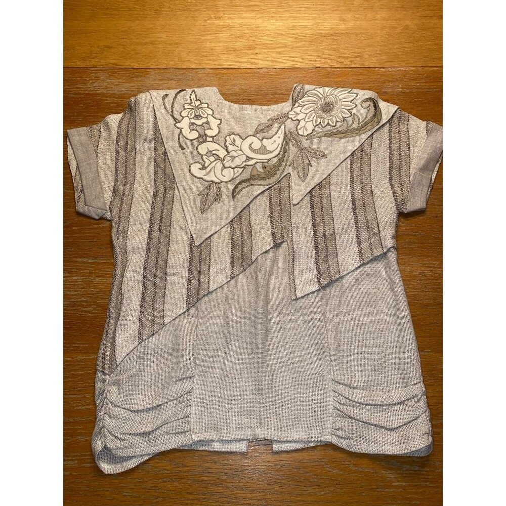 Womens J.K. Cadeau Paris Textured Blouse
